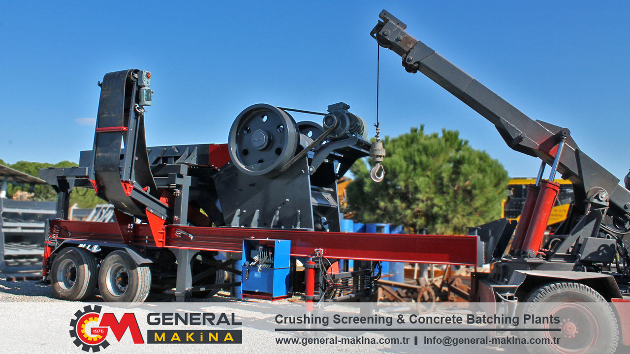 GENERAL MAKİNA Semi Mobile Crushing Plant - Jaw crusher: picture 4 GENERAL MAKİNA Semi Mobile Crushing Plant - Jaw crusher: picture 4
