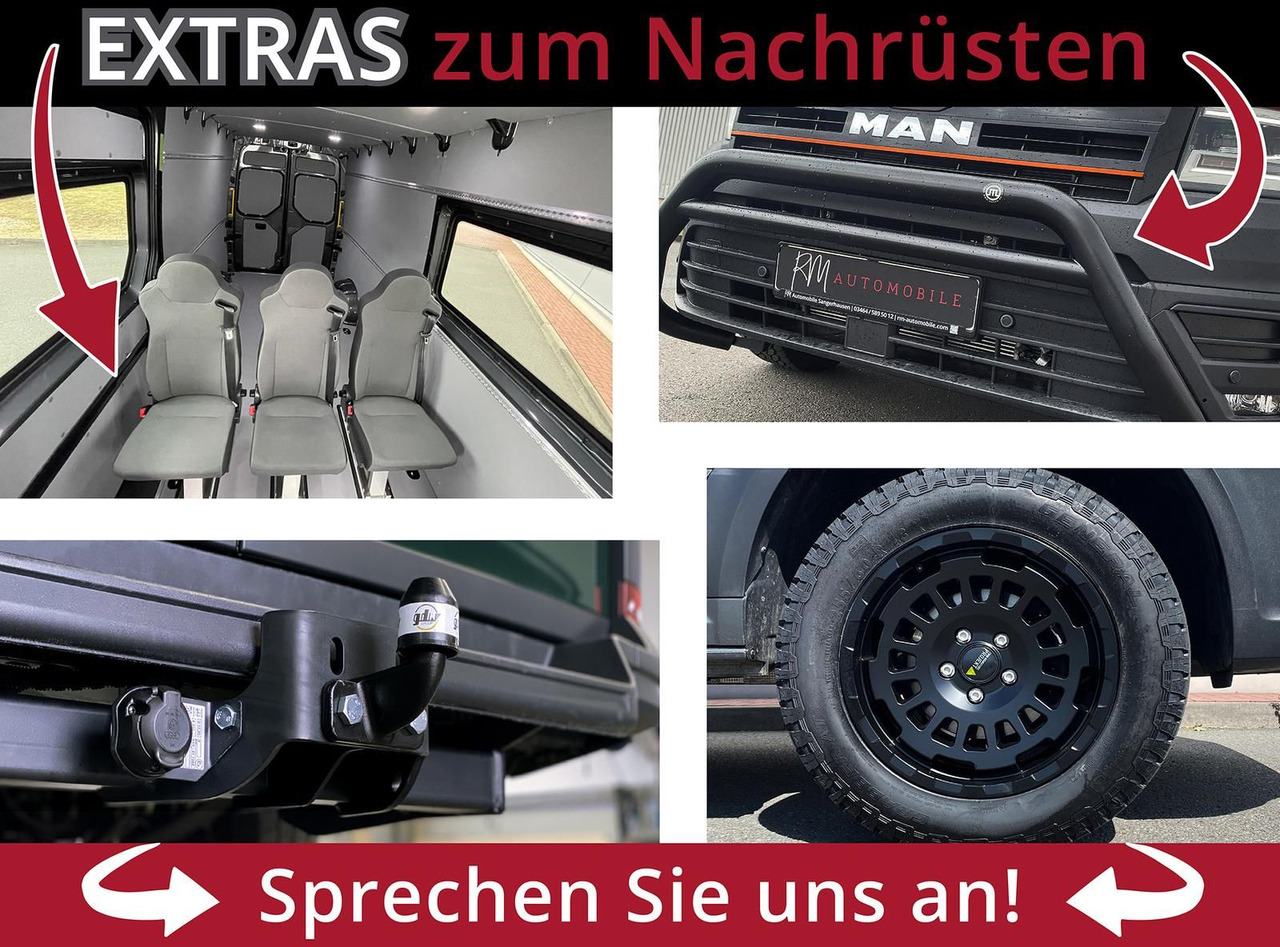Panel van MAN TGE 3.180 L3H3 Kasten 4x4 DIFF AHK ACC STANDHZ: picture 35
