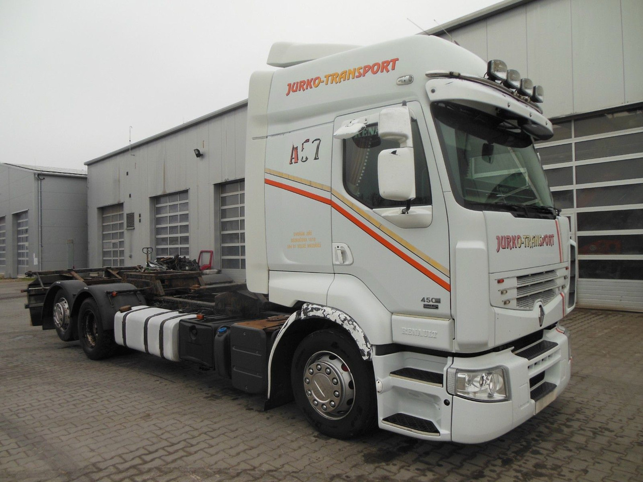 Renault PREMIUM DXI 450.25, 6X2, BDF, MANUELL!!! - Container transporter/ Swap body truck: picture 2 Renault PREMIUM DXI 450.25, 6X2, BDF, MANUELL!!! - Container transporter/ Swap body truck: picture 2