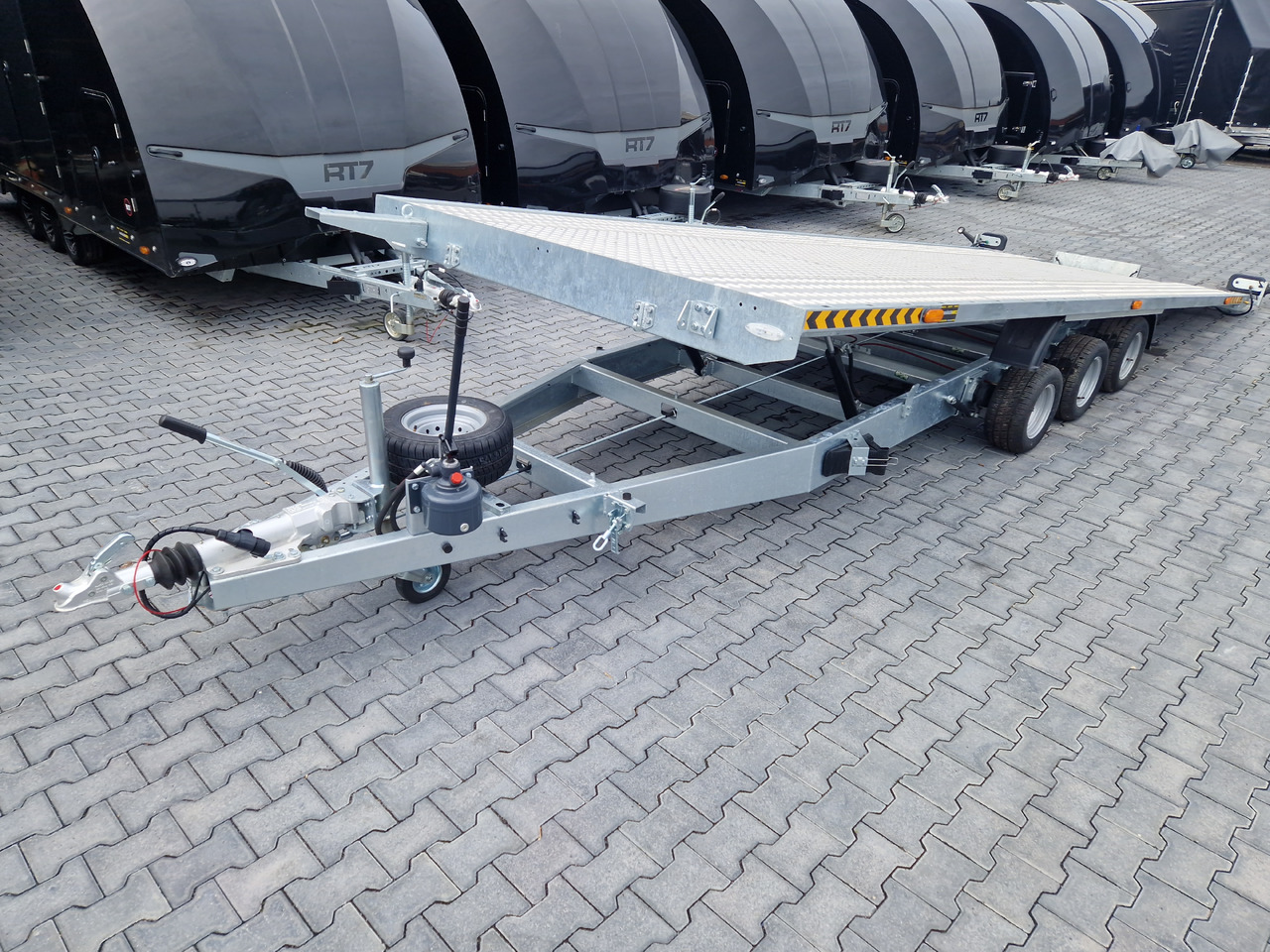Cartrailer Expert 3560 easyload 600x216cm hydr. kippbar Winde Resrad Premium Tridem 100km/H 3500kg - Autotransporter trailer: picture 1 Cartrailer Expert 3560 easyload 600x216cm hydr. kippbar Winde Resrad Premium Tridem 100km/H 3500kg - Autotransporter trailer: picture 1