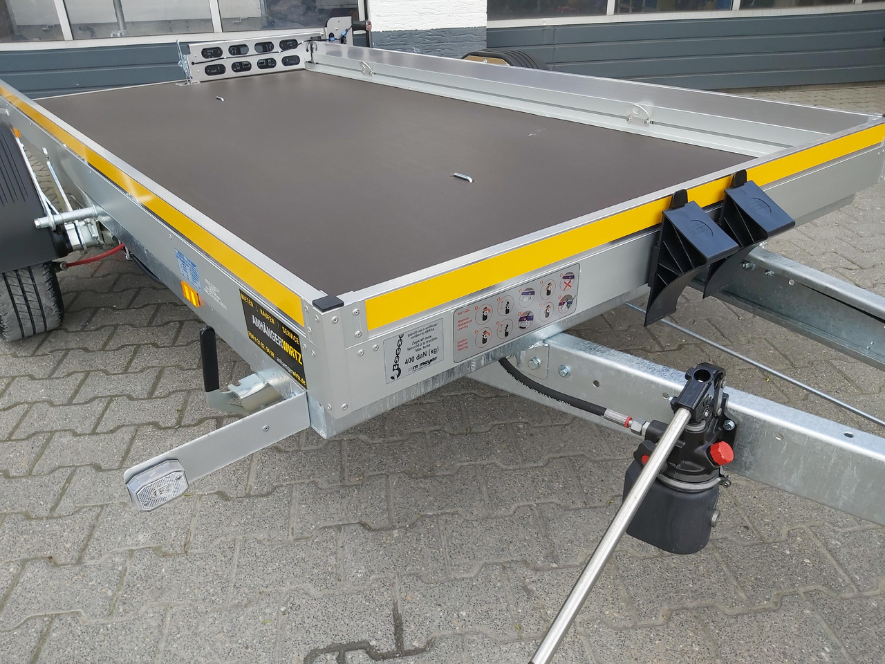 Plant trailer Senklift Anhänger MSL 1530/151 301x151x10cm yellow Plattform hydraulisch absenkbar 1500kg: picture 10