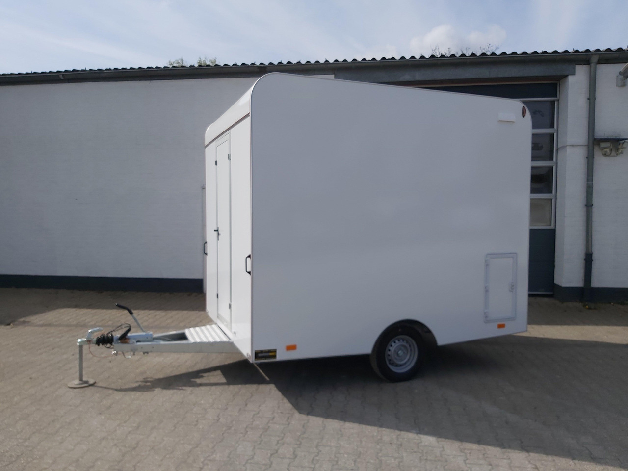 Vending trailer Verkaufsanhänger VK 302 220 aero retro 300x220x230cm 2 Verkaufsklappen DIY Leer PVC Boden 1300kg: picture 14