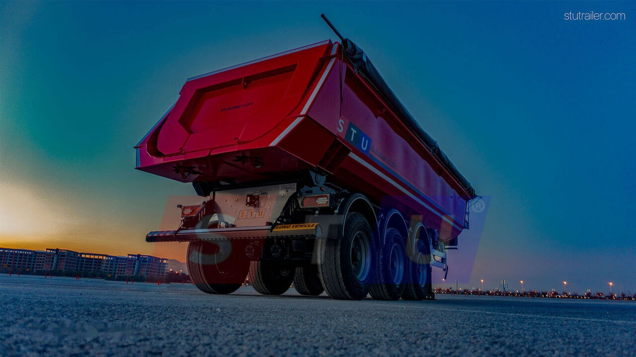 STU 3 AXLE TIPPER TRAILER / 3 ESSİEUX REMORQUE BENNE - Tipper semi-trailer: picture 3 STU 3 AXLE TIPPER TRAILER / 3 ESSİEUX REMORQUE BENNE - Tipper semi-trailer: picture 3