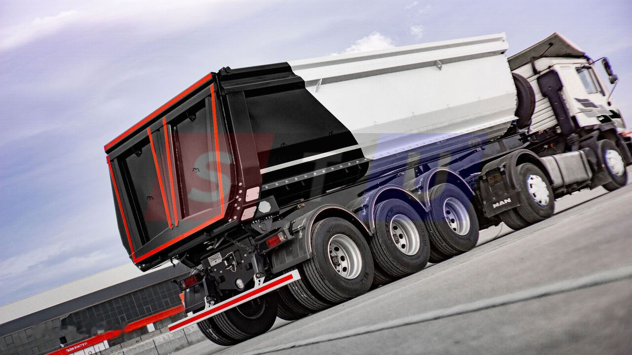 STU 3 AXLE TIPPER TRAILER / 3 ESSİEUX REMORQUE BENNE - Tipper semi-trailer: picture 2 STU 3 AXLE TIPPER TRAILER / 3 ESSİEUX REMORQUE BENNE - Tipper semi-trailer: picture 2