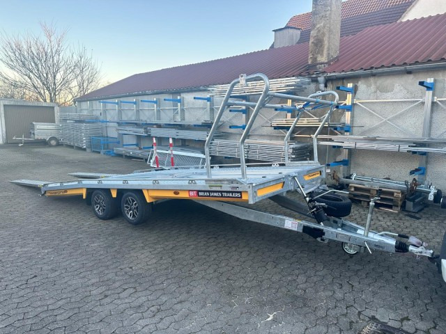Brian James T Transporter, 231-5021-35-2-12, 5000 x 2150 mm, 3,5 to. kippbar mit Auffahrrampen - Autotransporter trailer: picture 1 Brian James T Transporter, 231-5021-35-2-12, 5000 x 2150 mm, 3,5 to. kippbar mit Auffahrrampen - Autotransporter trailer: picture 1