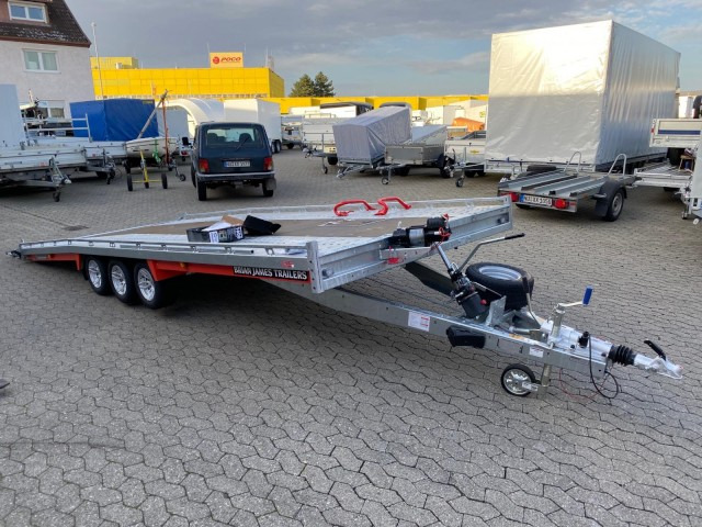 Brian James T6 Transporter, 230-6553, 5500 x 2220 mm, 3,5 to. kippbar mit Auffahrrampe - Autotransporter trailer: picture 1 Brian James T6 Transporter, 230-6553, 5500 x 2220 mm, 3,5 to. kippbar mit Auffahrrampe - Autotransporter trailer: picture 1