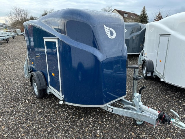 Cheval Liberte Debon Fourgon Cargo 2 Poly + Türe blau 1300 kg, 100 km/h, 300x155x168cm - Closed box trailer: picture 1 Cheval Liberte Debon Fourgon Cargo 2 Poly + Türe blau 1300 kg, 100 km/h, 300x155x168cm - Closed box trailer: picture 1