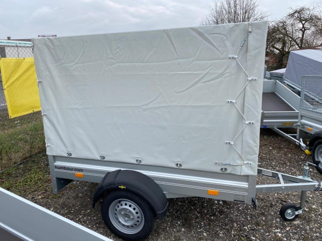Humbaur HA 752111 ohne KV, mit Hochplane 140 cm, 750 kg, 2050 x 1100 x 350 mm - Car trailer: picture 3 Humbaur HA 752111 ohne KV, mit Hochplane 140 cm, 750 kg, 2050 x 1100 x 350 mm - Car trailer: picture 3