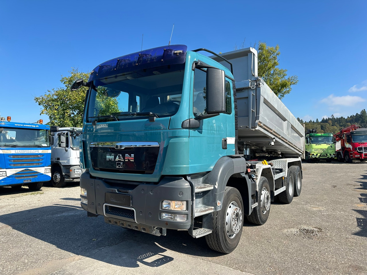 MAN TGS 35.480 8x4 Wechselsistem - Tipper: picture 1 MAN TGS 35.480 8x4 Wechselsistem - Tipper: picture 1