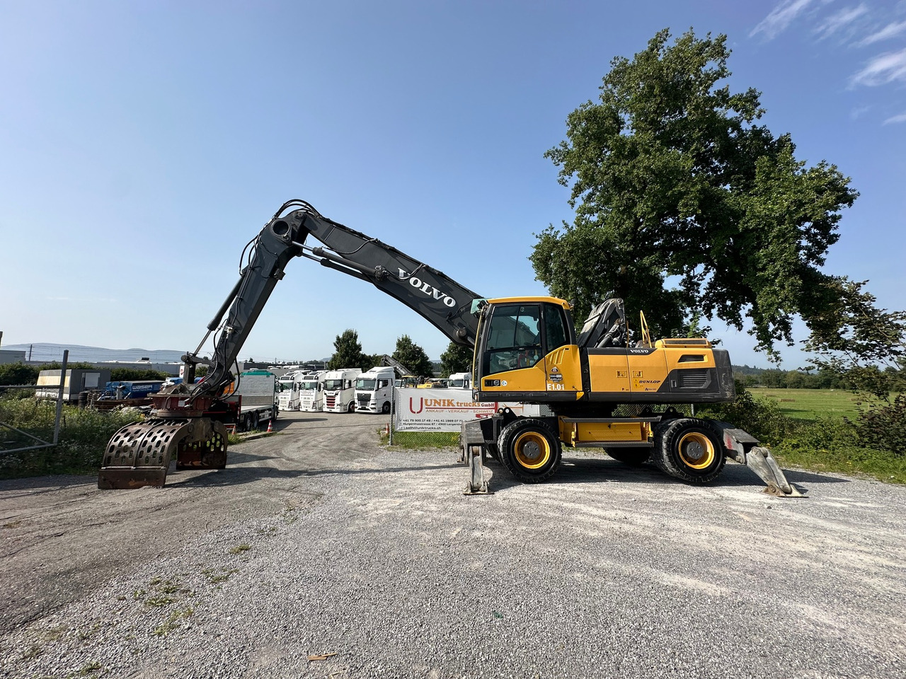 VOLVO EW 210 D 24t Greifer - Excavator: picture 3 VOLVO EW 210 D 24t Greifer - Excavator: picture 3