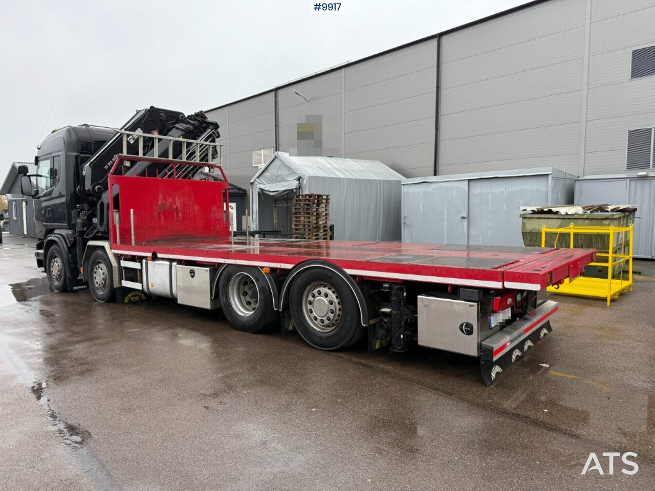 Crane truck/Flatbed truck Scania R520 8X2*6 HIAB XS 855E-8 HIPRO - Dropside/ Flatbed truck, Crane truck: picture 3 Crane truck/Flatbed truck Scania R520 8X2*6 HIAB XS 855E-8 HIPRO - Dropside/ Flatbed truck, Crane truck: picture 3