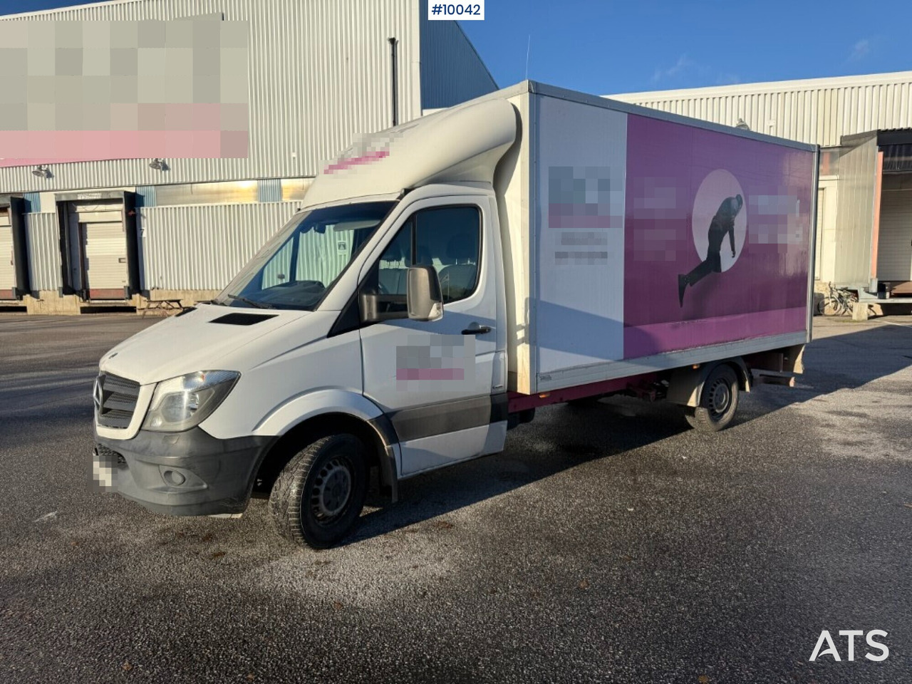 Mercedes Benz Sprinter with tail lift - Closed box van: picture 1 Mercedes Benz Sprinter with tail lift - Closed box van: picture 1