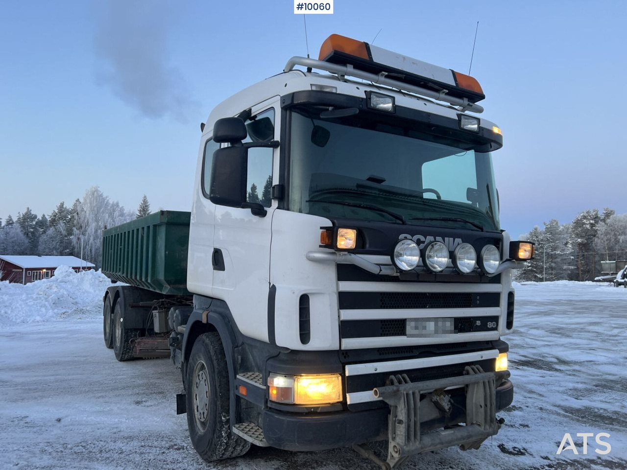 SCANIA R164 Tipper truck with plow equipment (VIDEO) - Tipper: picture 4 SCANIA R164 Tipper truck with plow equipment (VIDEO) - Tipper: picture 4