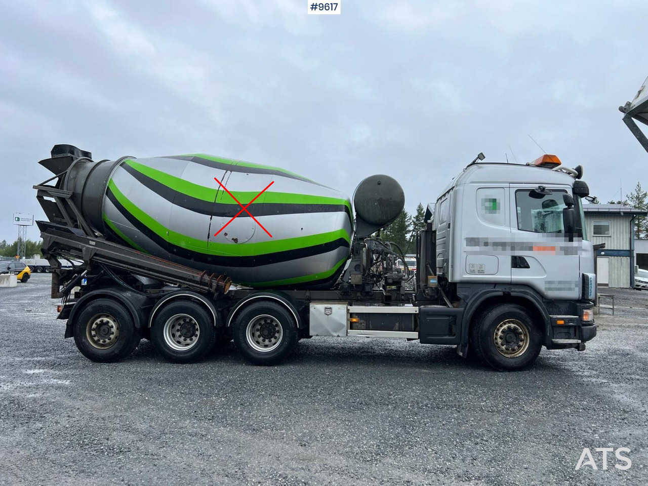 Concrete mixer truck Scania R124 tridem with LAXO quick release: picture 8 Concrete mixer truck Scania R124 tridem with LAXO quick release: picture 8