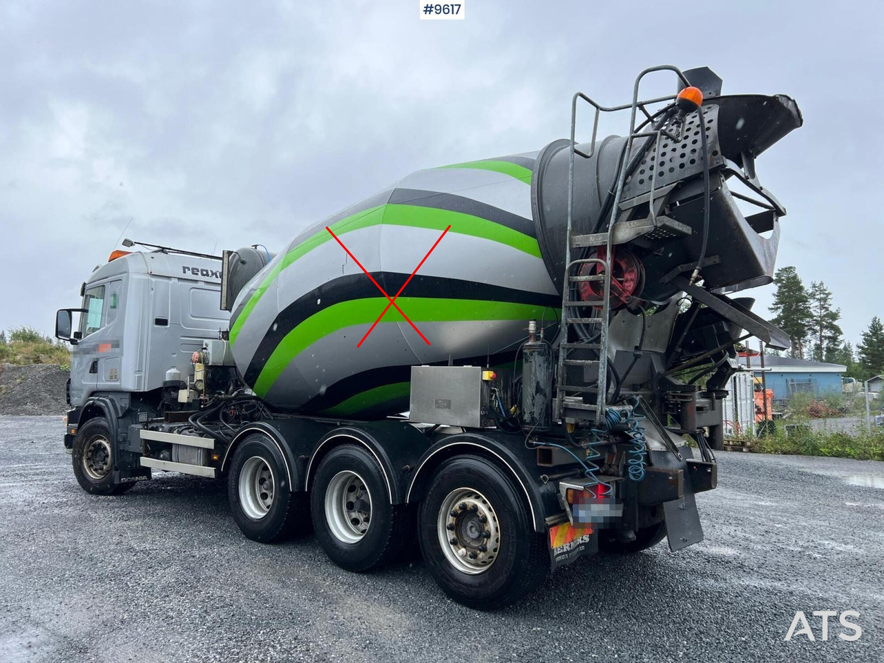 Concrete mixer truck Scania R124 tridem with LAXO quick release: picture 6 Concrete mixer truck Scania R124 tridem with LAXO quick release: picture 6