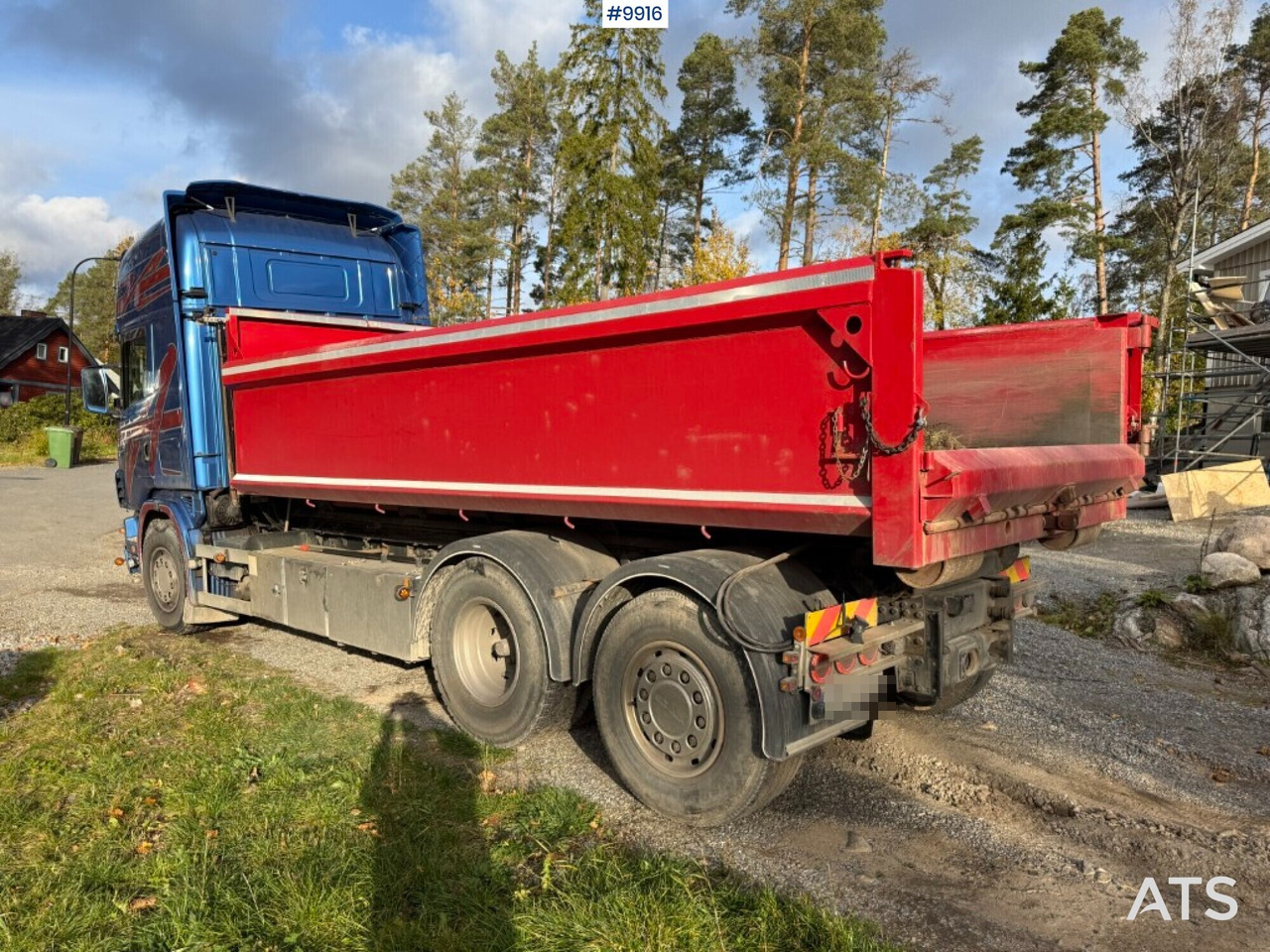 Scania R164 580 6X2 truck with flatbed - Dropside/ Flatbed truck: picture 4 Scania R164 580 6X2 truck with flatbed - Dropside/ Flatbed truck: picture 4