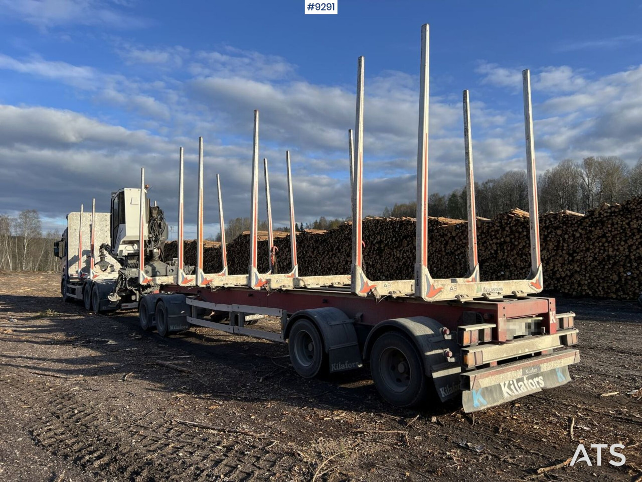 Scania R650 logging truck with crane and trailer - Logging truck: picture 3 Scania R650 logging truck with crane and trailer - Logging truck: picture 3