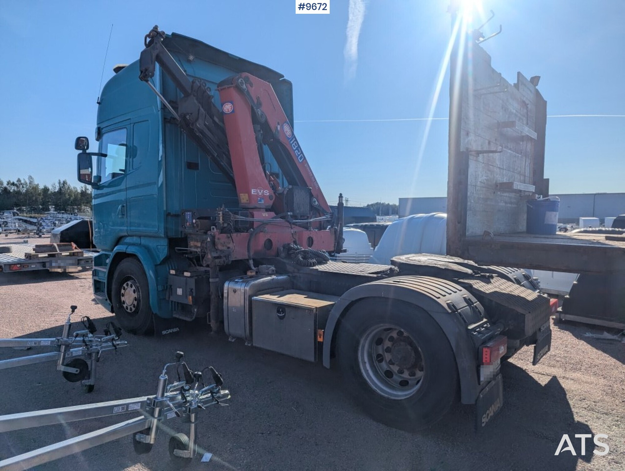 Tractor unit with crane Scania R410 4X2 - Tractor truck: picture 2 Tractor unit with crane Scania R410 4X2 - Tractor truck: picture 2