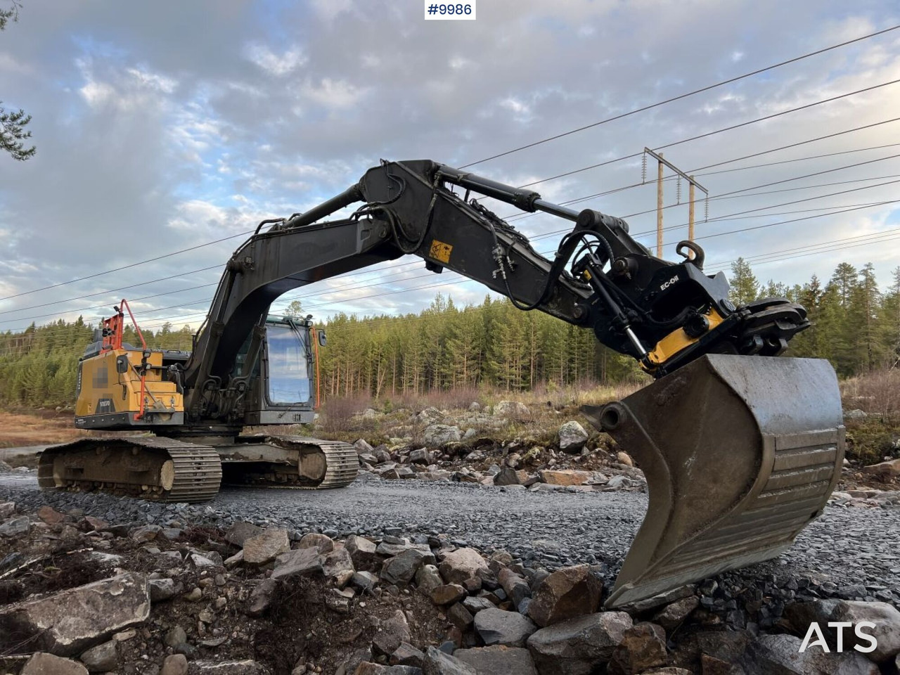 Volvo EC250EL Excavator with MOBA Excavation System, Rotor, and Bucket - Crawler excavator: picture 4 Volvo EC250EL Excavator with MOBA Excavation System, Rotor, and Bucket - Crawler excavator: picture 4
