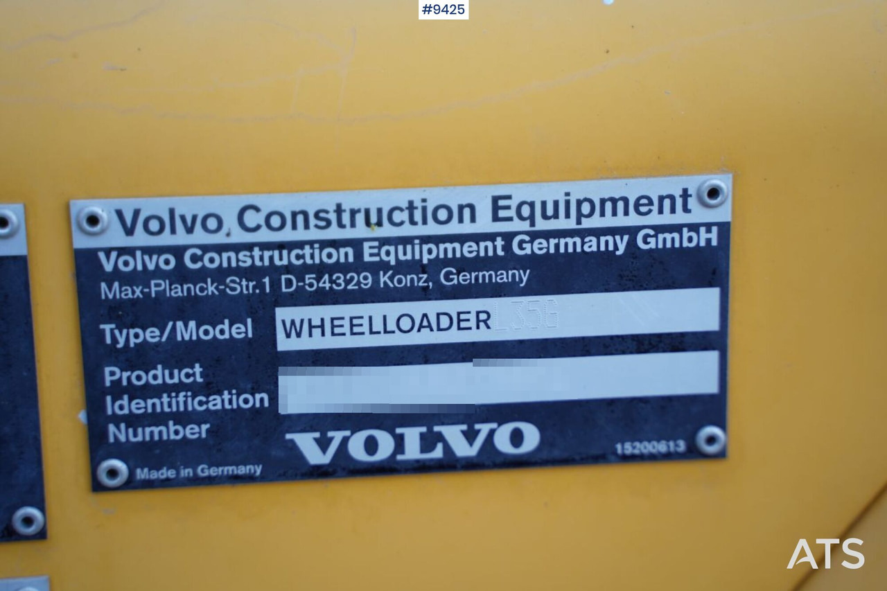 Wheel loader Volvo L35 G with implements (VIDEO): picture 18