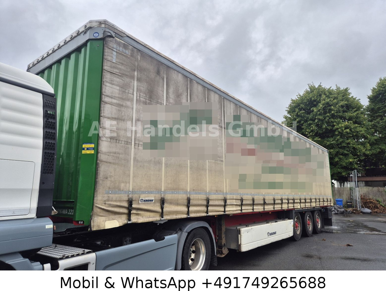 Krone SD Coil *Edscha/Tautliner/1.Lift/Palettenkasten - Curtainsider semi-trailer: picture 1 Krone SD Coil *Edscha/Tautliner/1.Lift/Palettenkasten - Curtainsider semi-trailer: picture 1