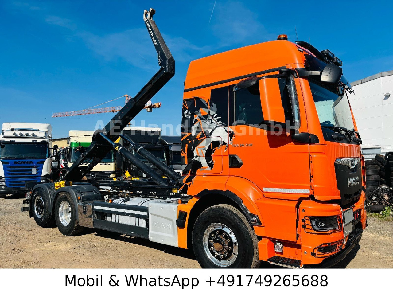 Hook lift truck MAN TGS 26.510 6x4 BL HydroDrive Meiller *Pritarder: picture 8