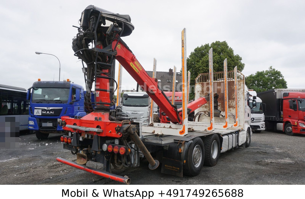 Scania R580 V8 Highline Palfinger-M120L97 *Retarder/ACC - Logging truck, Crane truck: picture 4 Scania R580 V8 Highline Palfinger-M120L97 *Retarder/ACC - Logging truck, Crane truck: picture 4