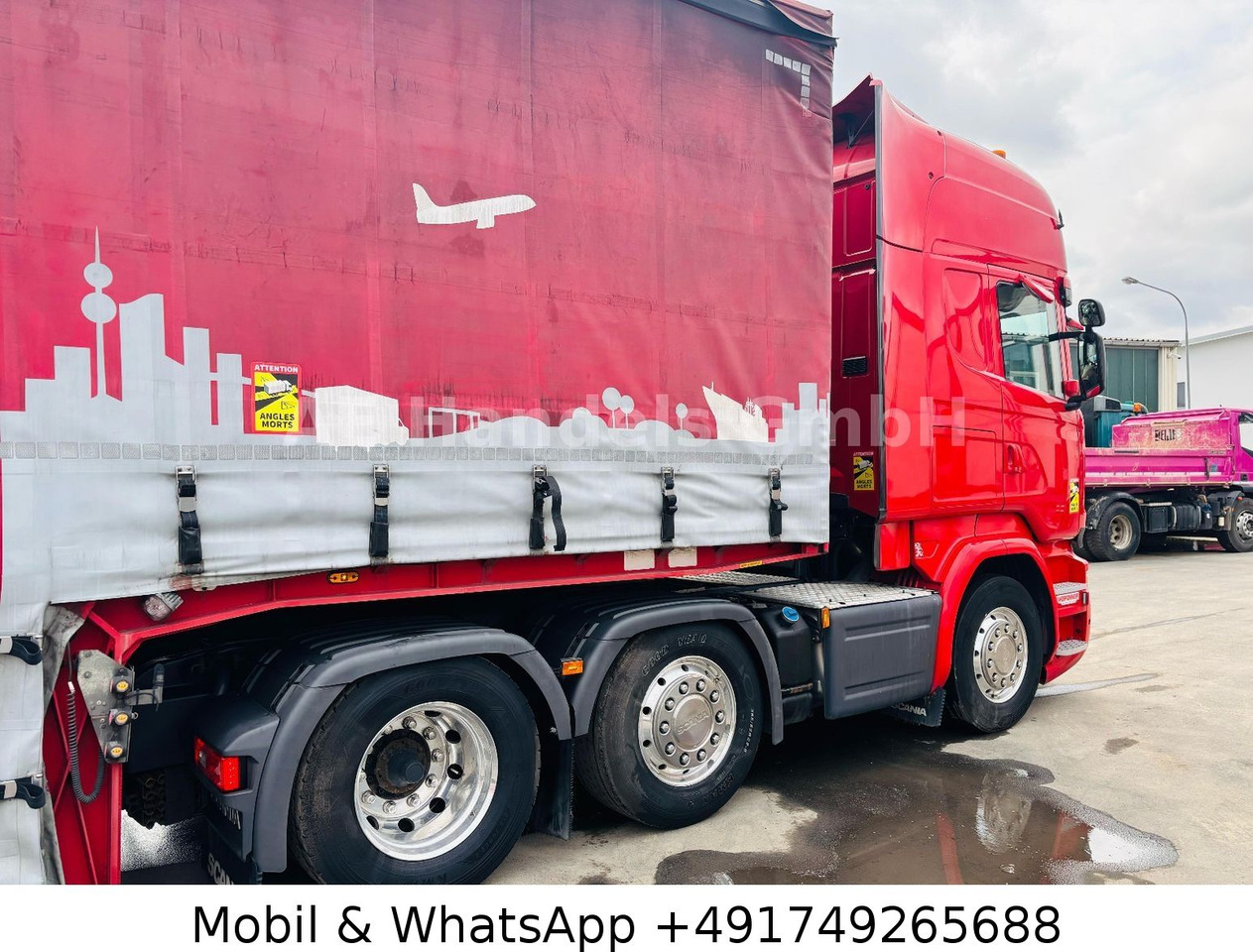 Scania R580 V8 TopLine BL 6x2*Retarder/Standklima/Alcoa - Tractor truck: picture 4 Scania R580 V8 TopLine BL 6x2*Retarder/Standklima/Alcoa - Tractor truck: picture 4