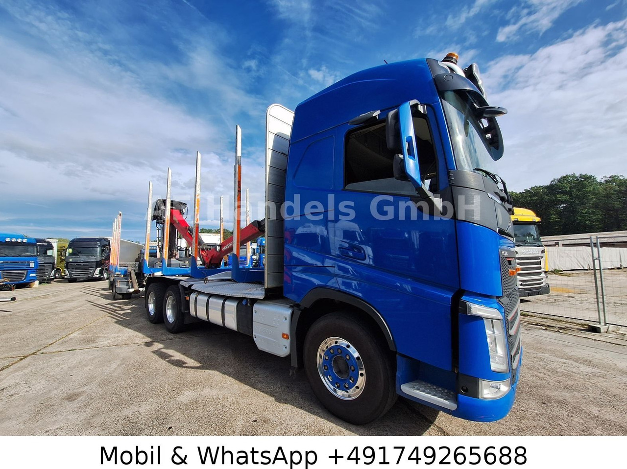 Logging truck, Crane truck Volvo FH 540 Globe BL 6x4 Palfinger M12L80 *Retarder: picture 8 Logging truck, Crane truck Volvo FH 540 Globe BL 6x4 Palfinger M12L80 *Retarder: picture 8