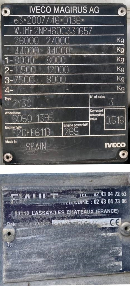 Autotransporter truck Iveco STRALIS 360 e6 A Réparer: picture 9 Autotransporter truck Iveco STRALIS 360 e6 A Réparer: picture 9