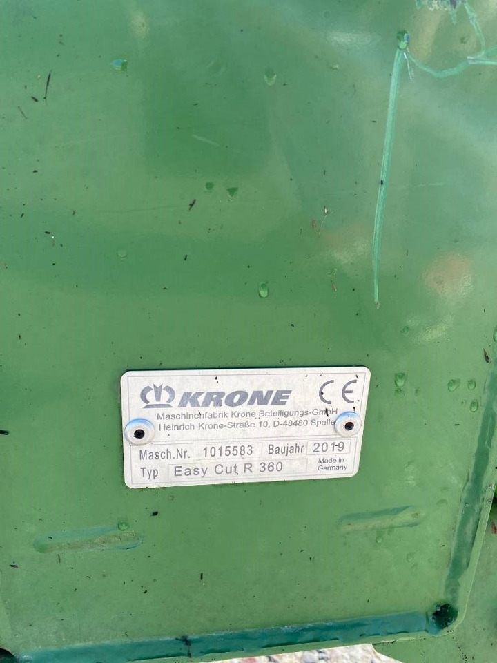 Mower Krone EASY CUT R360 endommagé: picture 8