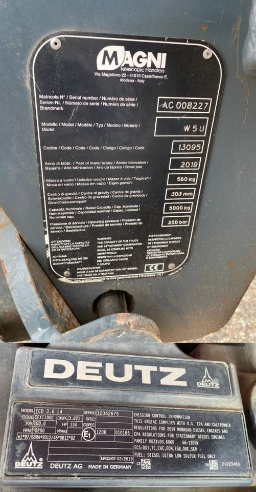 Telescopic wheel loader Magni RTH 5.23 SMART-D/C 1er Main endommagé: picture 12