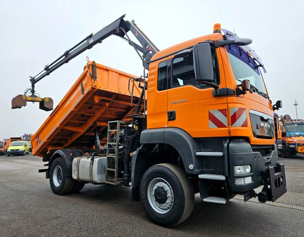 MAN TGS 18.320 4x4 BL HIAB 099-BS3 Funk Kran Euro5 - Tipper, Crane truck: picture 1 MAN TGS 18.320 4x4 BL HIAB 099-BS3 Funk Kran Euro5 - Tipper, Crane truck: picture 1