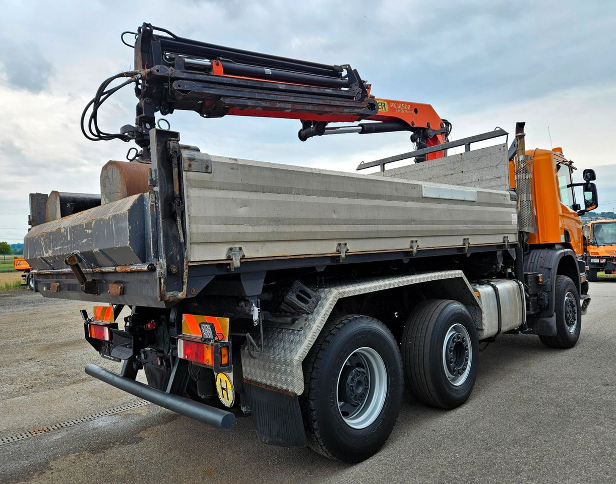 Scania P114 380 6x4-4 Palfinger PK12502 Kran Funk - Tipper, Crane truck: picture 5 Scania P114 380 6x4-4 Palfinger PK12502 Kran Funk - Tipper, Crane truck: picture 5