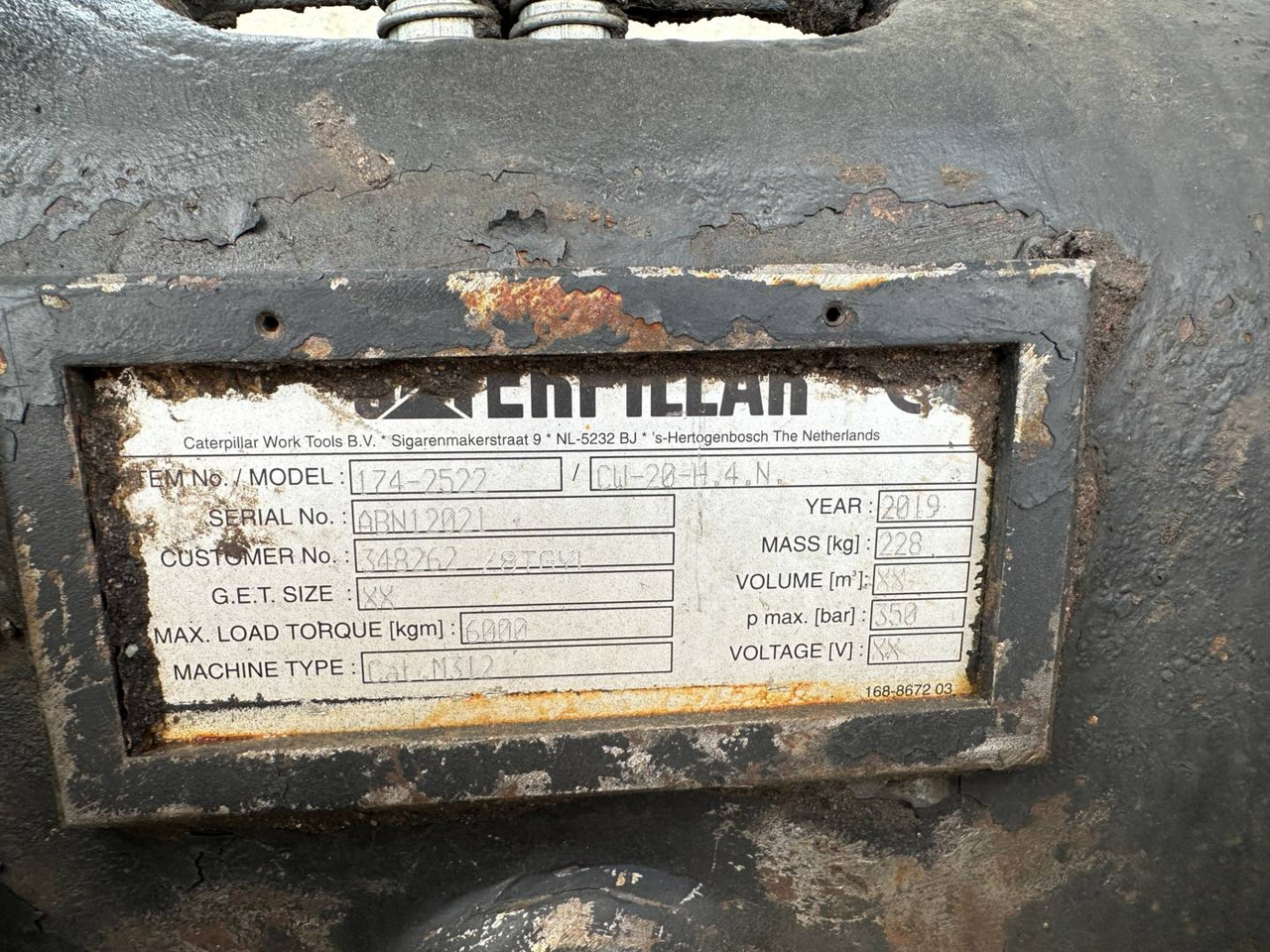 Wheel excavator CAT M318F: picture 23