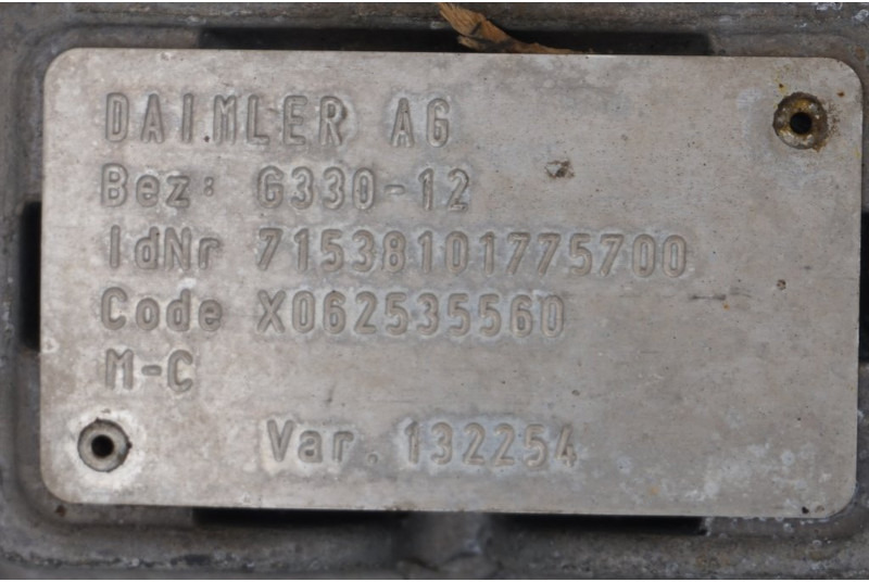 Mercedes-Benz G330-12KL + VOITH - Gearbox for Truck: picture 5 Mercedes-Benz G330-12KL + VOITH - Gearbox for Truck: picture 5