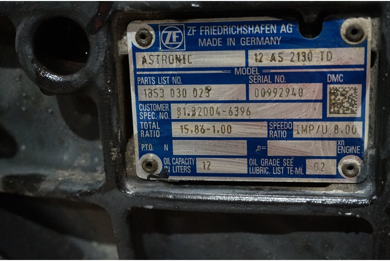 ZF 12AS2130DD TGS  81.32004-6396 - Gearbox for Truck: picture 5 ZF 12AS2130DD TGS  81.32004-6396 - Gearbox for Truck: picture 5