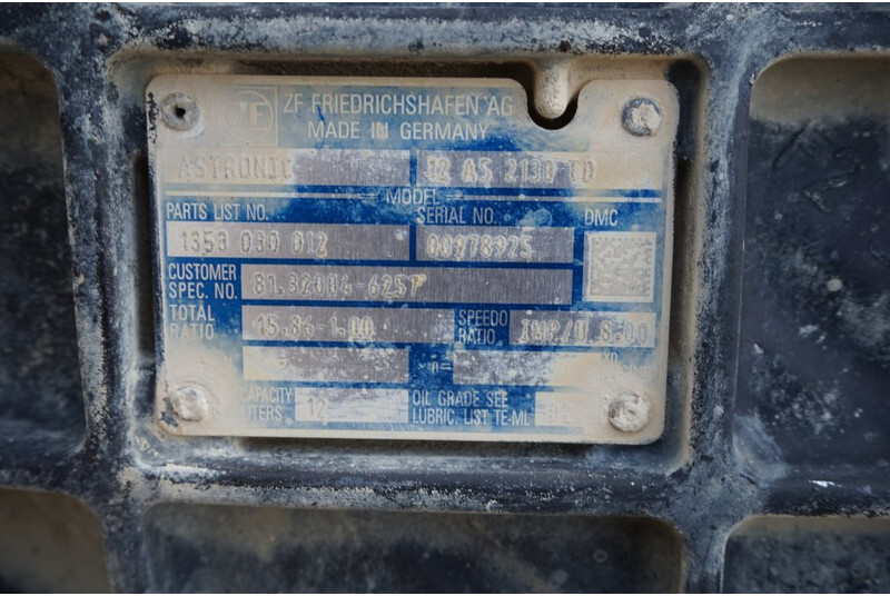ZF 12AS2130DD TGX 81.32004-6257 - Gearbox for Truck: picture 5 ZF 12AS2130DD TGX 81.32004-6257 - Gearbox for Truck: picture 5