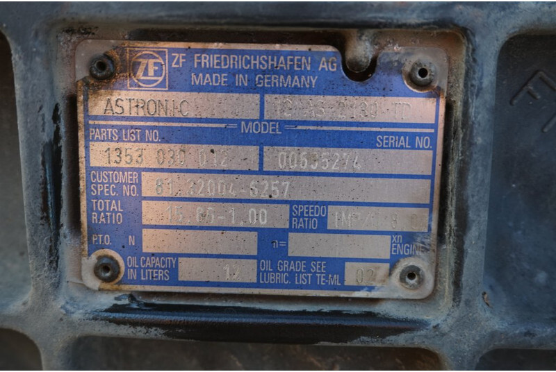 ZF 12AS2330DD TGX - Gearbox for Truck: picture 5 ZF 12AS2330DD TGX - Gearbox for Truck: picture 5