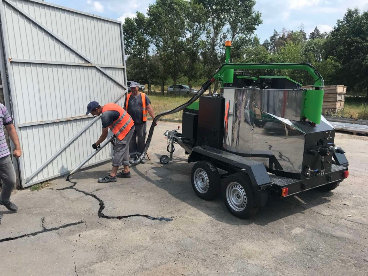 TICAB Сrack Sealing Machine, Asphalt Crack Fill Machine, 500 L, Manufacturer, mašīna asfalta šuvju un plaisu aizpildīšanai BPM-500 - Asphalt machine: picture 5 TICAB Сrack Sealing Machine, Asphalt Crack Fill Machine, 500 L, Manufacturer, mašīna asfalta šuvju un plaisu aizpildīšanai BPM-500 - Asphalt machine: picture 5