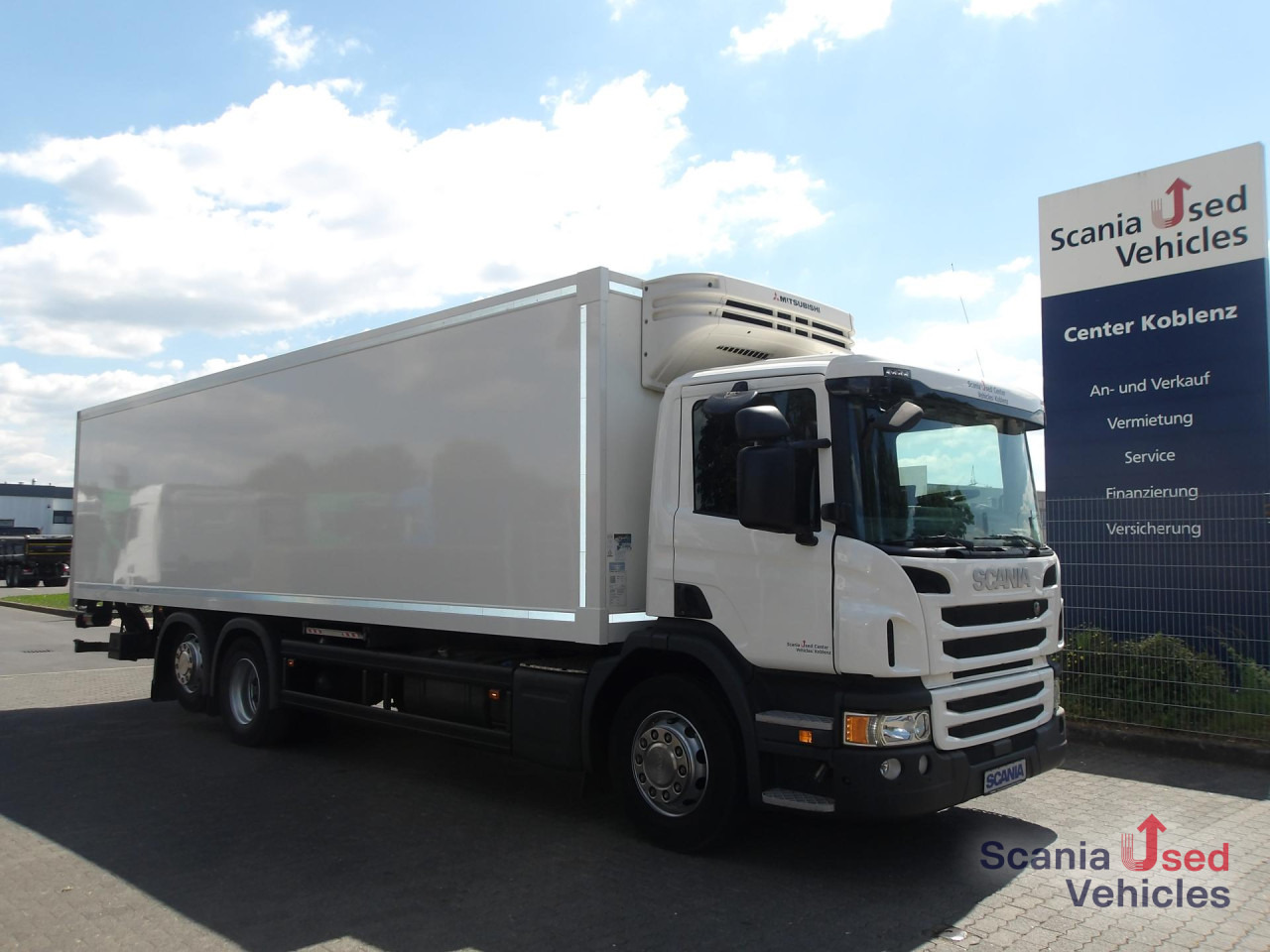 SCANIA P280 - 6x2*4 - KÜHLKOFFER 9m - MITSUBISHI - Refrigerator truck: picture 1 SCANIA P280 - 6x2*4 - KÜHLKOFFER 9m - MITSUBISHI - Refrigerator truck: picture 1