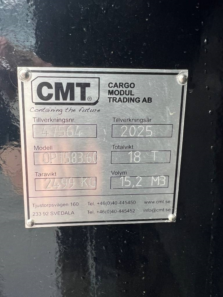 CMT Schaktflak 15m3 - Roll-off container: picture 3 CMT Schaktflak 15m3 - Roll-off container: picture 3