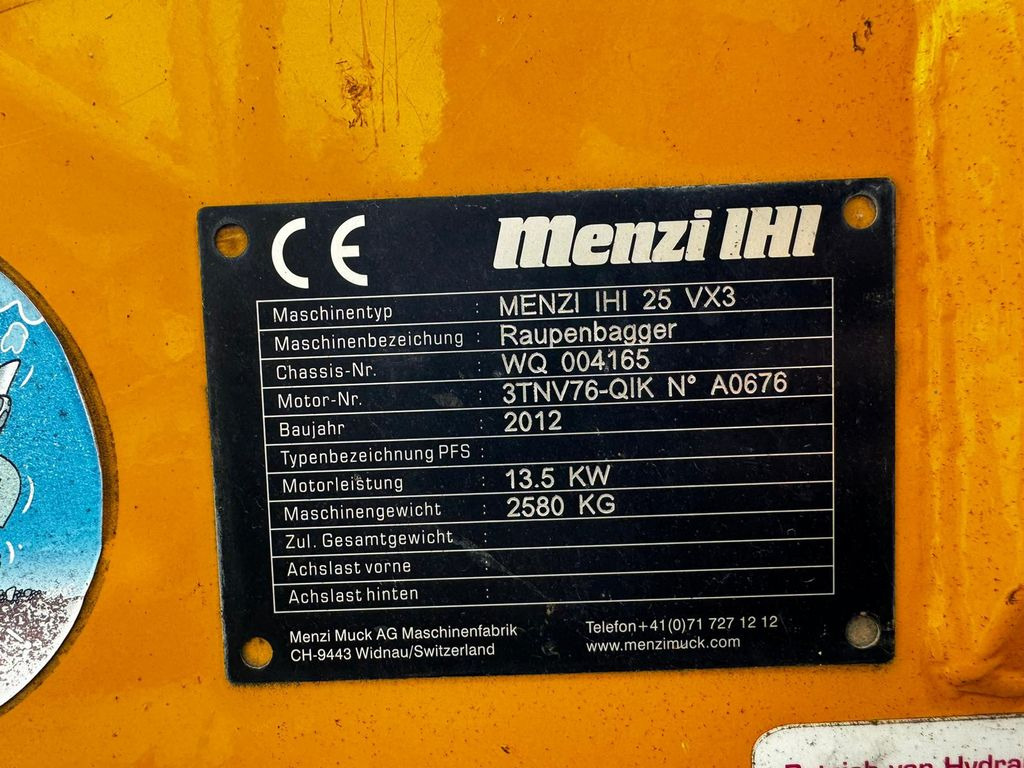 Mini excavator IHI 25VX3, 2.5ton, SWISS Machine: picture 9