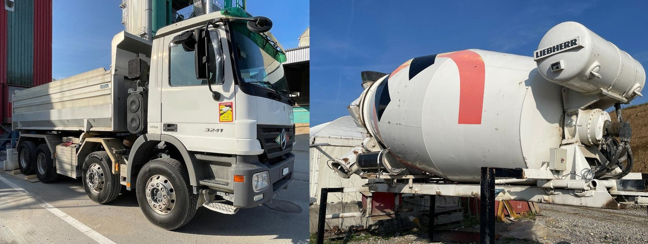 Mercedes-Benz Actros 3241 8x4,E5,Wechselsystem Mischer/Kipper - Concrete mixer truck: picture 1 Mercedes-Benz Actros 3241 8x4,E5,Wechselsystem Mischer/Kipper - Concrete mixer truck: picture 1