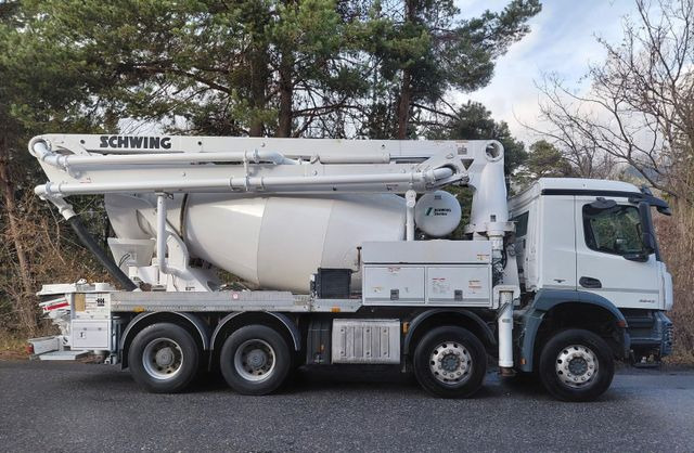 Mercedes-Benz Arocs 3243 8x4, E6, Schwing 24m, Stetter 7m3 - Concrete pump truck: picture 3 Mercedes-Benz Arocs 3243 8x4, E6, Schwing 24m, Stetter 7m3 - Concrete pump truck: picture 3