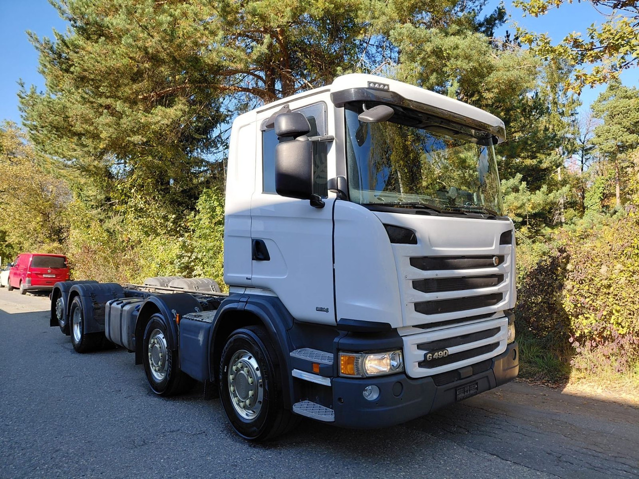 Scania G490 8x2, ADR, Retarder, Opticruise, Fahrgestell - Cab chassis truck: picture 1 Scania G490 8x2, ADR, Retarder, Opticruise, Fahrgestell - Cab chassis truck: picture 1
