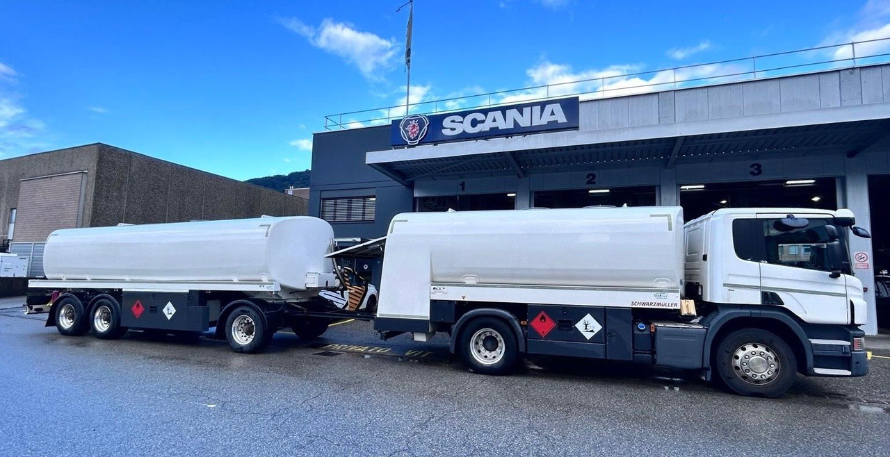 Scania P450 LB 4x2, ADR, Schwarzmueller Anhaenger Fuel - Tanker truck: picture 2 Scania P450 LB 4x2, ADR, Schwarzmueller Anhaenger Fuel - Tanker truck: picture 2