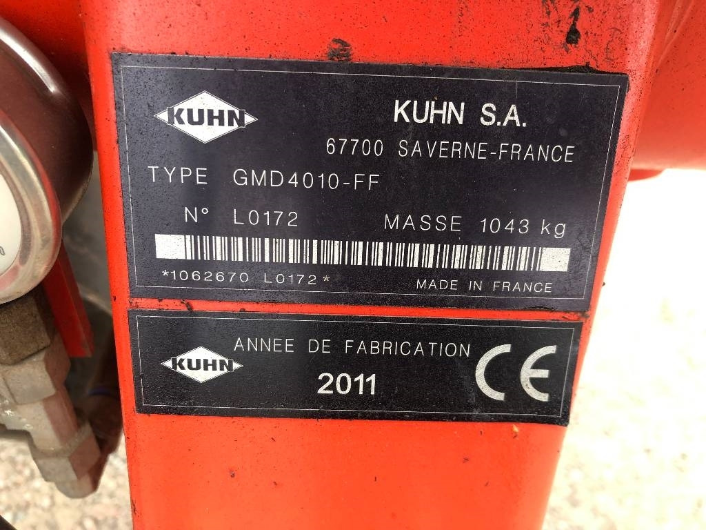 Kuhn GMD 4010 Dismantled: only spare parts - Mower: picture 3 Kuhn GMD 4010 Dismantled: only spare parts - Mower: picture 3