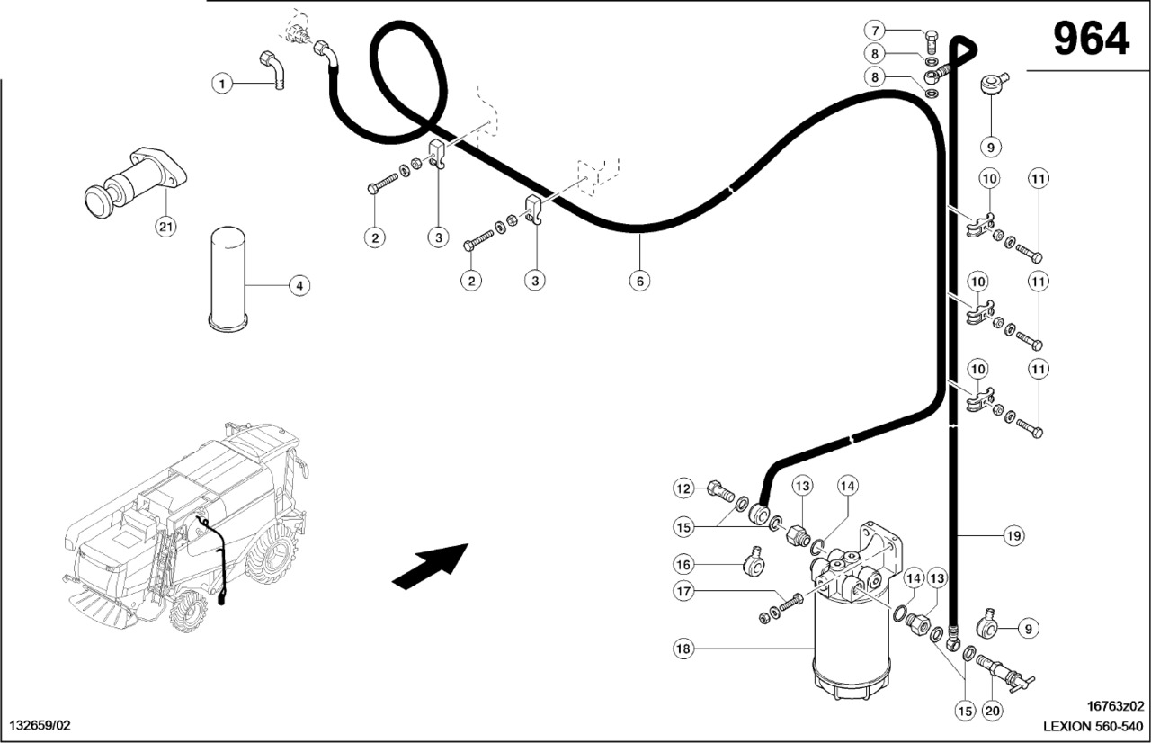 Claas Lexion 560 POMPA PALIWOWA  0003604311 (Silnik cat c9, 3126b; instalacja paliwowa) - Fuel pump for Agricultural machinery: picture 1 Claas Lexion 560 POMPA PALIWOWA  0003604311 (Silnik cat c9, 3126b; instalacja paliwowa) - Fuel pump for Agricultural machinery: picture 1