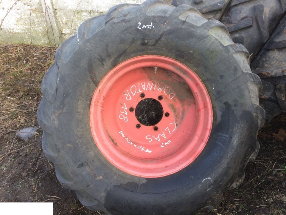 Felga DW22.5x14.00 koła szerokie claas dominator 500/80-22.5 - Wheel and tire package for Agricultural machinery: picture 1 Felga DW22.5x14.00 koła szerokie claas dominator 500/80-22.5 - Wheel and tire package for Agricultural machinery: picture 1